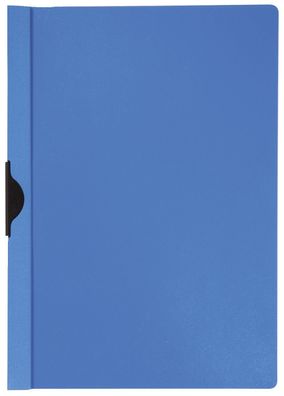 Q-Connect KF00468 Klemm-Mappe - blau, Fassungsvermögen bis 60 Blatt