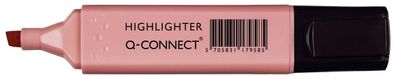 Q-Connect KF17958 Textmarker - ca. 1,5 - 2 mm, pastell pink