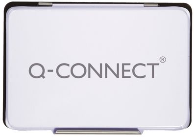 Q-Connect® KF16315 Stempelkissen 9 x 5,5cm schwarz
