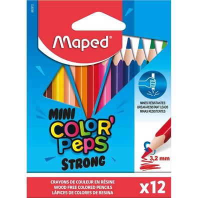 maped 862812 COLOR'PEPS STRONG Buntstifte farbsortiert