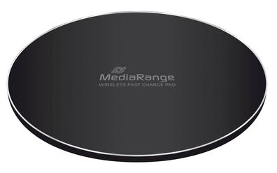 Mediarange MRMA118 Induktive Schnellladestation für Smartphones - max. 15W, schwarz