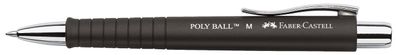 Faber-Castell 241199 Kugelschreiber Poly Ball - M, dokumentenecht, schwarz
