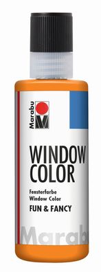 Marabu 0406 04 013 Window Color fun&fancy Orange 80 ml