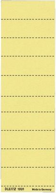 Leitz 1901-00-15 Blanko-Schildchen Karton 100 Stück gelb(P)