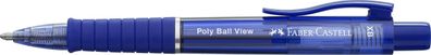 FABER-CASTELL 145751 FABER-CASTELL Kugelschreiber Poly Ball View blau Schreibfarbe...
