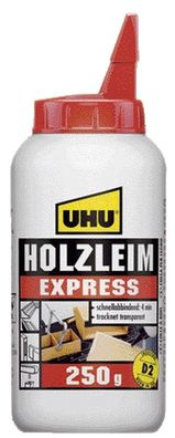 UHU Holzleim Express D2, l”semittelfrei, 250 g Flasche