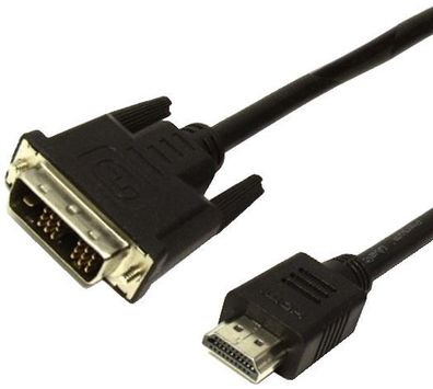 MediaRange MRCS118 HDMI-Kabel >DVI 2m schwarz