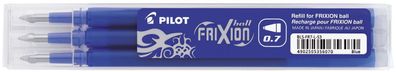 2x Pilot 2261003F Tintenrollermine BLS-FR7-S3 0,4 mm blau