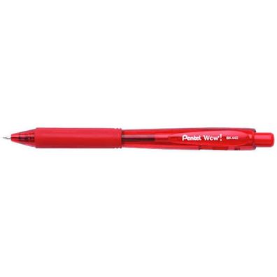 12x Pentel BK440-B Kugelschreiber rot Schreibfarbe rot