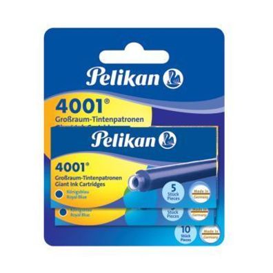 Pelikan® 330852 Tintenpatrone 4001® GTP/5 königsblau 2 x 5 Stück Blister(P)