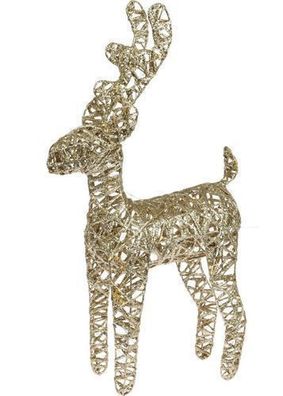 Rentier Weihnachten gold Led 45cm Weihnachten Christdekoration Weihnachtsschmuck Deko