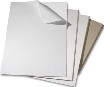 Folia 8950 Bristolkarton - weiß, 50 x 65 cm, 615g/ qm