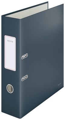 LEITZ 1061-00-89 1061 Qualitäts-Ordner Cosy Soft-Touch A4 breit grau matt
