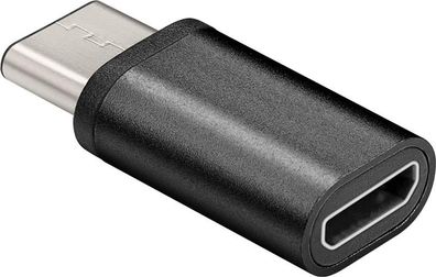 Goobay 56635 Adapter USB-C™ auf USB 2.0 Micro-B, grau, Schwarz - USB-C™-Stecker > ...