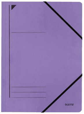 Leitz 3980-00-65 3980 Eckspanner - A4, 250 Blatt, Pendarec-Karton (RC), violett
