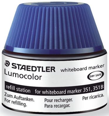 Staedtler® 488 51-3 Tinte für Marker Lumocolor® refill station - 20 ml, blau
