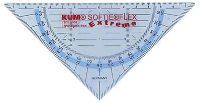 KUM 225.07.19 Geometrie-Dreieck ohne Griff KUM SOFTIE®FLEX 160 mm