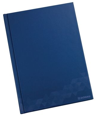 DONAU 1340003-10 Geschäftsbuch - A4, 96 Blatt, 70g/ qm, kariert, blau