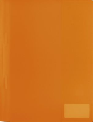 HERMA 19489 HERMA Schnellhefter, aus PP, DIN A4, transluzent-orange