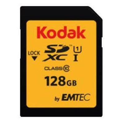 Emtec EKMSD128GXC10HPRK SD Card 128GB KODAK SDHC (CLASS10) UHS-I U3 Ka. Blist