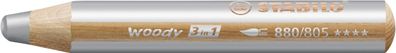 Stabilo® 880/805 Multitalent-Stift woody 3 in 1, silber