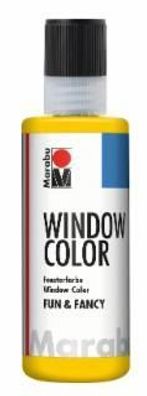 Marabu 0406 04 019 Window Color fun&fancy Gelb 80 ml(P)