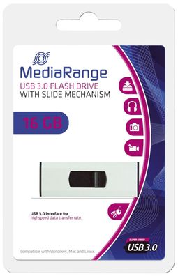 MediaRange MR915 USB Speicherstick 3.0 - 16 GB