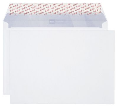 Elco 74477.12 Briefumschläge - C4, ohne Fenster, haftklebend, 100 g/ qm, weiß