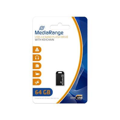 MEDIA RANGE MR923 MediaRange Mini USB-Speicherstick 64GB