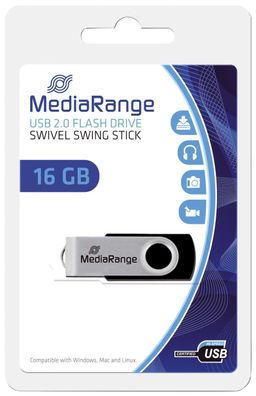 MediaRange MR910 USB Speicherstick 2.0 - 16 GB