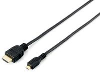 Equip 119308 High Speed HDMI Kabel Ethernet HDMI(Typ A)->microHDMI(S/ S)