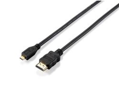 Equip 119309 High Speed HDMI Kabel Ethernet HDMI(Typ A)->microHDMI(S/ S)