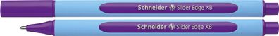 Schneider SN152208 Kugelschreiber Slider Edge - Kappenmodell, XB, violett