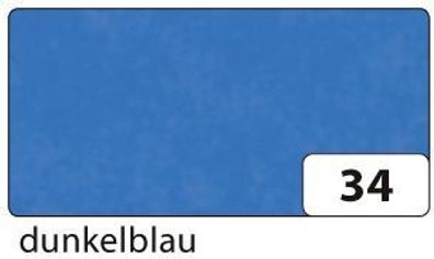 Folia 88120-34 Transparentpapier - dunkelblau, 70 cm x 100 cm, 42 g/ qm