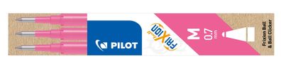 Pilot BLS-FR7-P-S3 Tintenrollermine BLS-FR7-S3 - 0,4 mm, pink, Set à 3 Stück