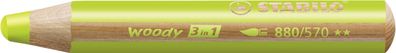 Stabilo® 880/570 Multitalent-Stift woody 3 in 1, hellgrün