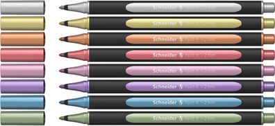 Schneider ML02011502 020 Fineliner farbsortiert 1,0 - 2,0 mm 8St.
