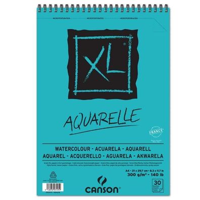 CANSON 400039170 Skizzen- und Studienblock XL Aquarelle DIN A4