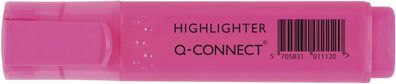 Q-Connect® KF01112 Textmarker, ca. 2 - 5 mm, rosa