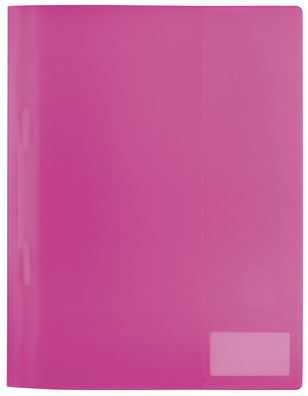 HERMA 19491 HERMA Schnellhefter, aus PP, DIN A4, transluzent-pink