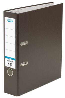 Elba 100202153 Ordner smart Pro (PP/ Papier) - A4, 80 mm, braun