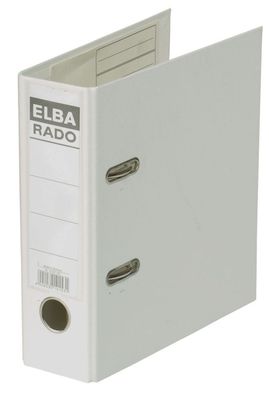 ELBA 100022642 Ordner rado plast DIN A5 hoch Rü?ckenbr.: 75 mm weiß