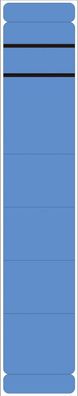 5854 Ordner Rückenschilder - schmal/ kurz, 10 Stück, blau