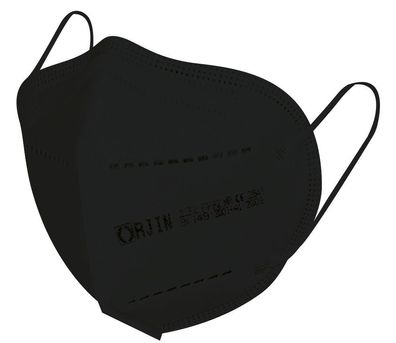 ORJIN 5002596 Medizinische Gesichtsmaske FFP2 - schwarz