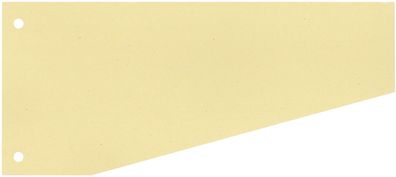 WEKRE 50502T Trennstreifen Trapez - 190 g/ qm Karton, gelb, 100 Stück