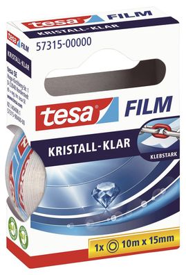 Tesa® 57315-00000-01 Klebefilm kristall-klar - Bandgröße (L x B): 10 m x 15 mm