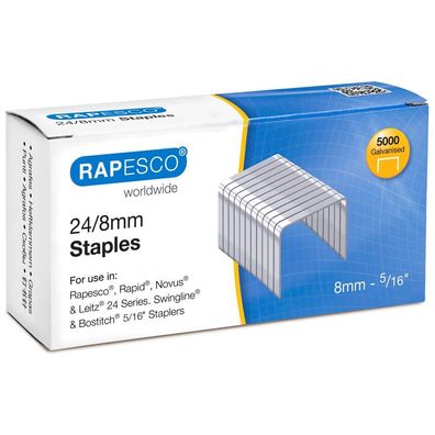 Rapesco® S24807Z3 5.000x Heftklammern 24/8
