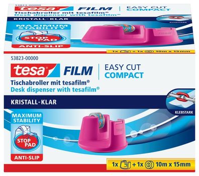 Tesa® 53823-00000-01 Tischabroller Easy Cut Compact - für Rollen bis 15 mm x 10 ...