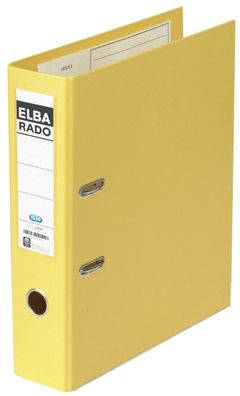 Elba 100022627 Ordner rado plast PVC/ PVC - A4, 80 mm, gelb