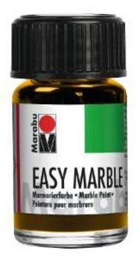 Marabu 1305 39 021 easy marble, Mittelgelb 021, 15 ml